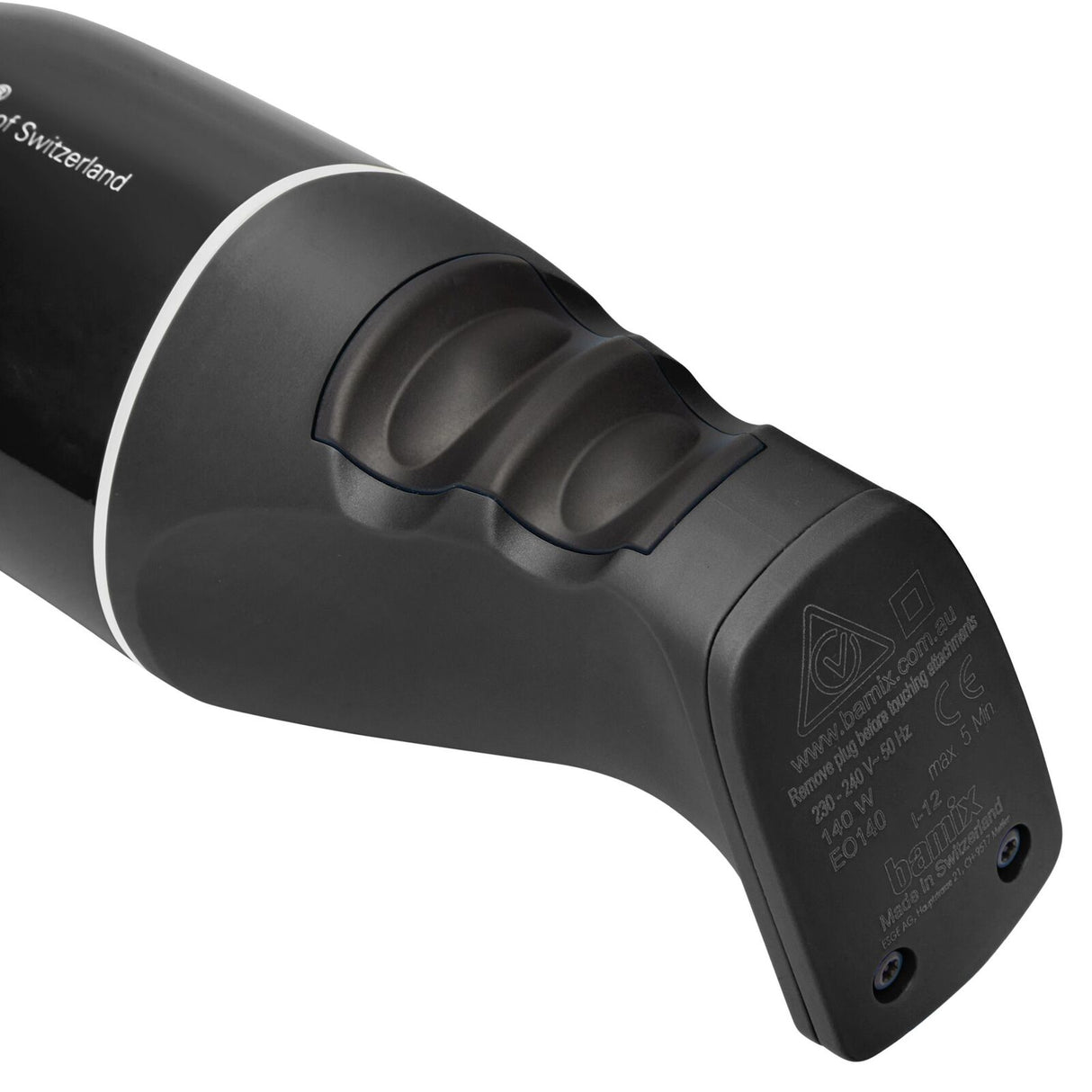 Bamix Classic Immersion Blender 140W Stick Mixer Stainless Steel Blade Black