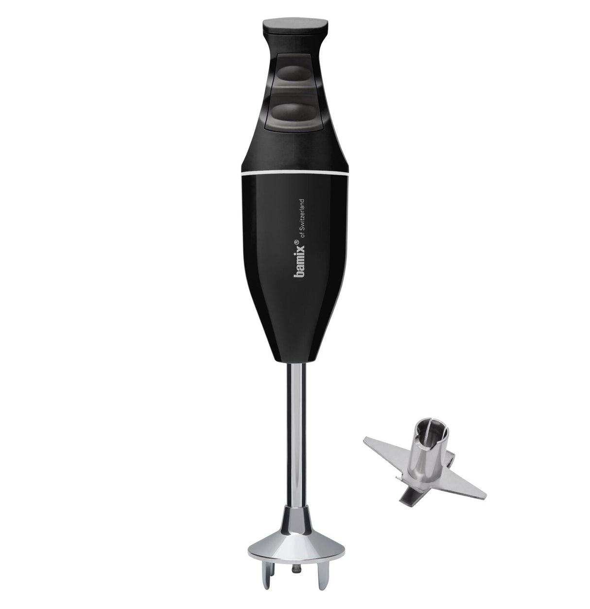 Bamix Classic Immersion Blender 140W Stick Mixer Stainless Steel Blade Black