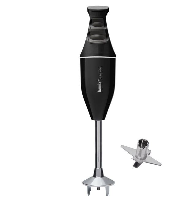 Bamix Classic Immersion Blender 140W Stick Mixer Stainless Steel Blade Black