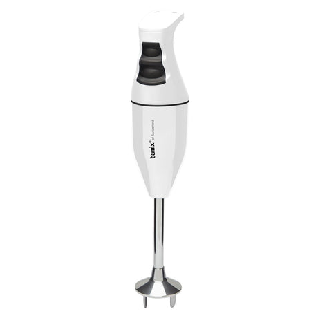 Bamix Classic Immersion Blender 140W Stick Mixer Stainless Steel Blade in White