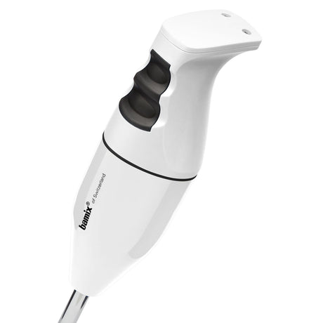 Bamix Classic Immersion Blender 140W Stick Mixer Stainless Steel Blade in White