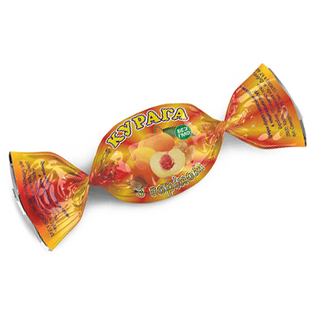10pcs "Kuraga" Dried Apricots with Nuts Chocolates Sweets - Product of Ukraine