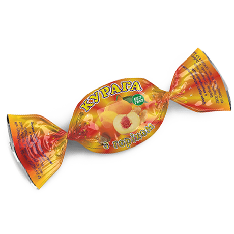 10pcs "Kuraga" Dried Apricots with Nuts Chocolates Sweets - Product of Ukraine