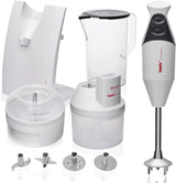 Bamix SwissLine Superbox - 200W Stick Blender, 4 Blade & SliceSy Attachments & Wet/Dry Processor