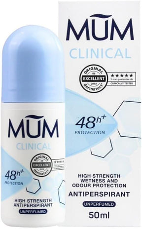 Mum 50ml Unperfumed Roll-On Antiperspirant