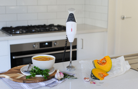Bamix Gastro Immersion Blender 200W in Light Grey (Made in Switzerland)