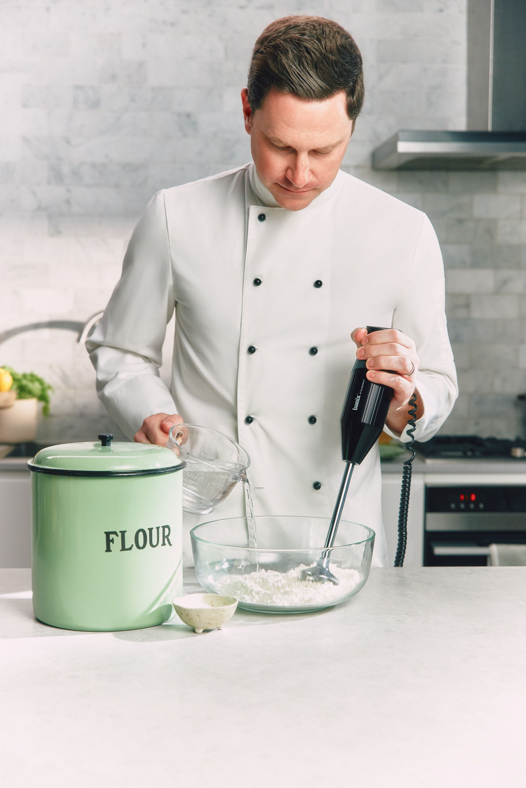 Bamix Gastro Immersion Blender 200W in Black (Made in Switzerland)