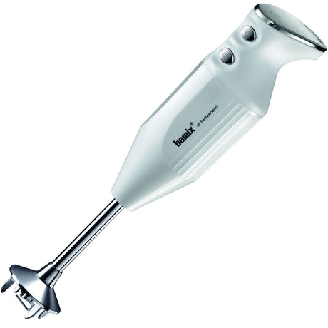 Bamix Maxx 350W Immersion Stick Mixer Blender White + FREE Wet/Dry Attachment