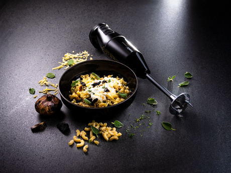 Bamix Cordless Plus Handheld Stick Blender - Black (Stainless Steel & Made in Switzerland)