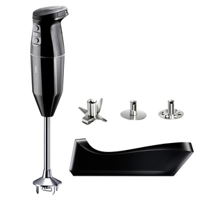 Bamix Cordless Plus Handheld Stick Blender - Black (Stainless Steel & Made in Switzerland)