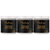 3x Shea Moisture 170g Clarifying Mud Mask Pack - African Black Soap with Tamarind & Tea Tree Oil