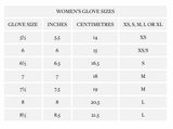 Dents Maria Womens Sheepskin Leather Faux Fur Cuff Gloves - Black