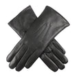 Dents Womens Kangaroo Leather Dress Gloves - Black (Cashmere Wool Lined)