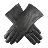 Dents Womens Kangaroo Leather Dress Gloves - Black (Cashmere Wool Lined)