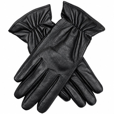 Dents Womens Premium Kangaroo Leather Gloves - Black (100% Wool Lined for Winter)