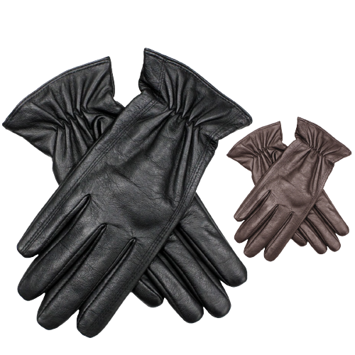 DENTS Ladies Premium Kangaroo Leather Gloves Winter Warm Womens - Black