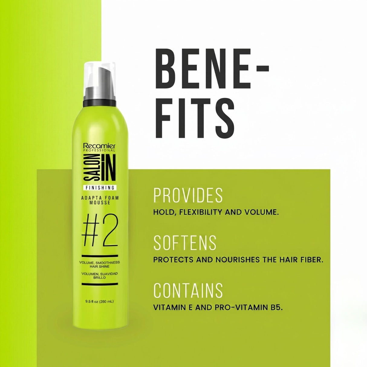 Recamier 280ml Salon In Finishing Adapta Foam Mousse #2