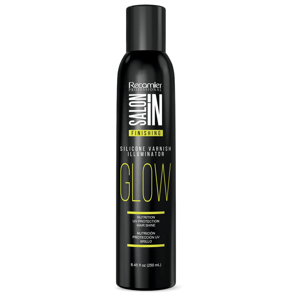 Recamier 250ml Professional Salon In Finishing Glow Hair Silicone Varnish Illuminator