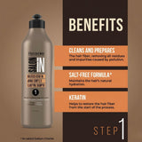 Recamier 1L Pure Keratin Clarifying Shampoo - Smoothing & Straightening (Step 1)