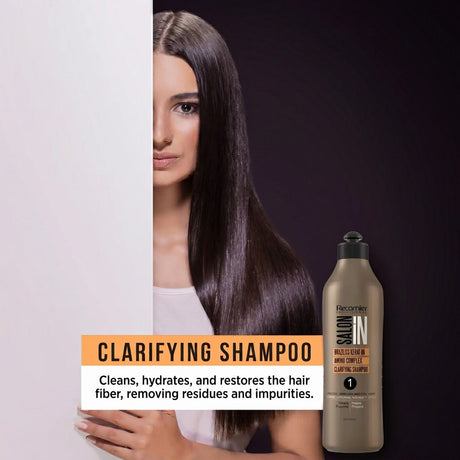 Recamier 1L Pure Keratin Clarifying Shampoo - Smoothing & Straightening (Step 1)