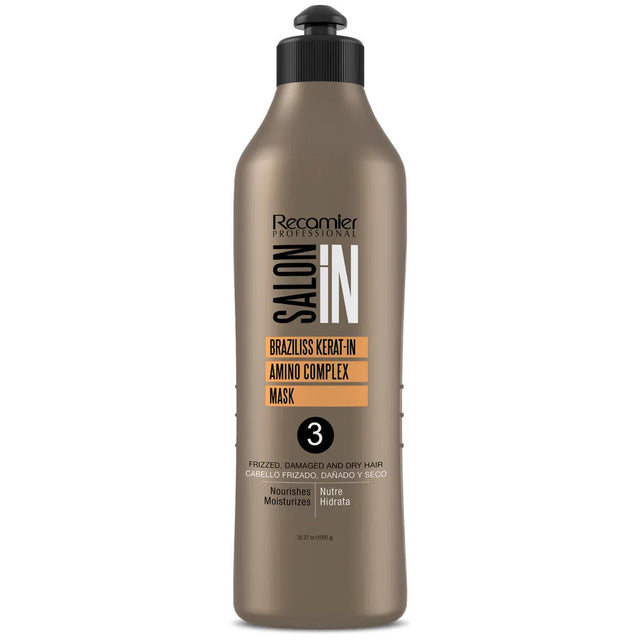 1 Litre Premium Recamier Pure Keratin Braziliss Mask Straightening (Step 3)