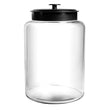 Anchor Hocking Montana Jar with Black Lid 34×21.5cm 9.5L