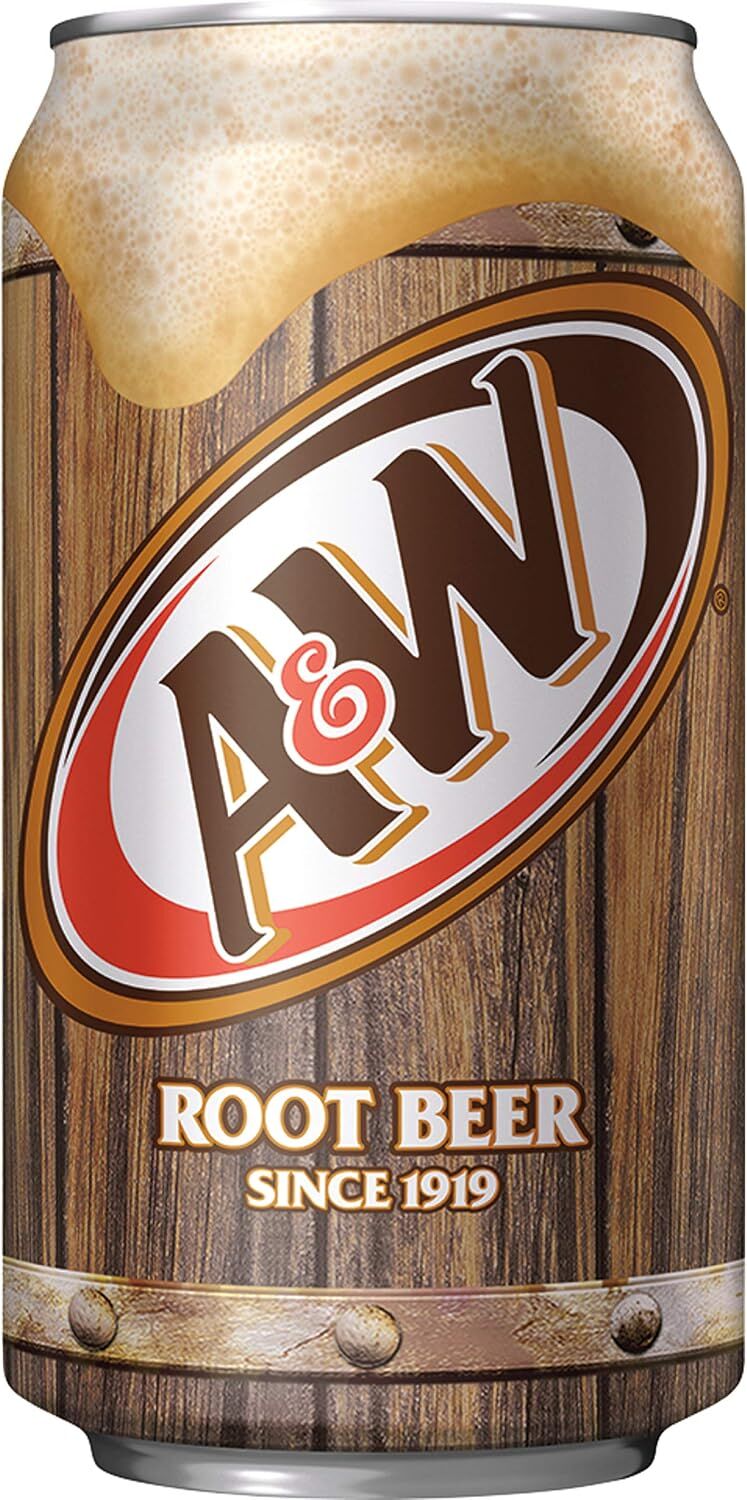 12x A&W Root Beer Original Soft Drink Soda Cans 355ml (Made in USA)