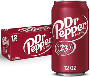 12x Dr Pepper Original Soft Drink Soda Cans 355ml (Made in USA)