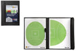 Marbig AFL Coach Board Pad with Marker in All-Weather Case (Football Full Oval & 50m Arc)