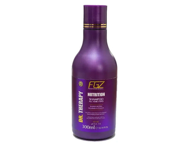 FGZ Nutrition Pro Shampoo 300ml - Seaweed Protein & Macadamia (Keratin & Nanoplasty Safe)