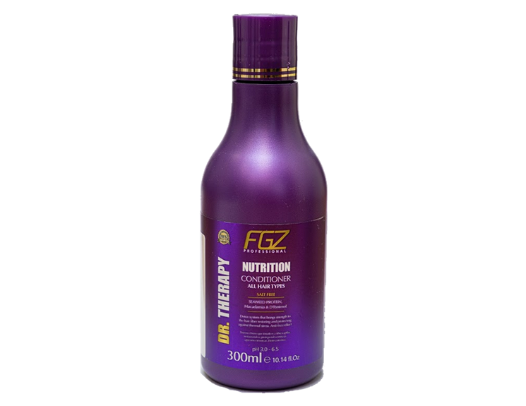 FGZ Nutrition Pro Conditioner 300ml - Seaweed Protein & Macadamia (Keratin & Nanoplasty Safe)
