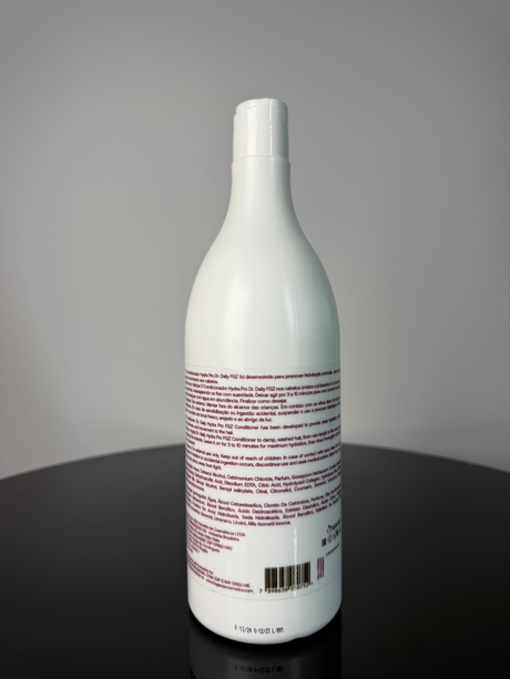 FGZ Hydra Pro Conditioner 1L - Cottonseed Oil, Collagen & Silk Protein (Keratin & Nanoplasty Safe)