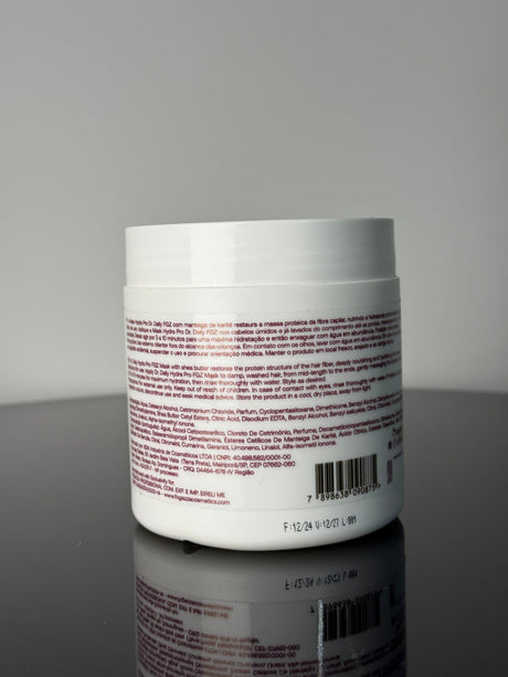 FGZ 500g Hydra Pro Hydrating Mask - Shea Butter, Lemon & Citronellol