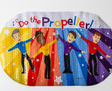 The Wiggles Do the Propeller Kids Non Slip Oval Bath Mat - 69x39cm (Suction Cup)