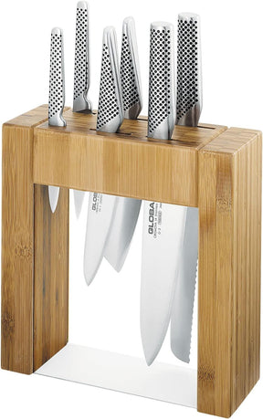 Global Ikasu 7-Piece Knife Block Set - Japanese Knives