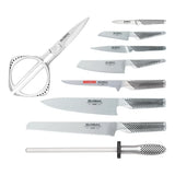 Global Takashi 10-Piece Knife Block Set (Bamboo) - Japanese Knives