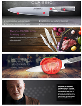 Global Ikasu 5-Piece Knife Block Set - Japanese Knives