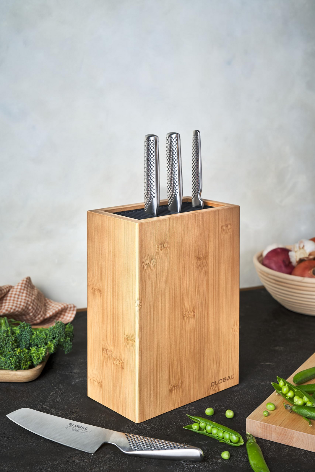 Global Nagoya 5-Piece Japanese Knife Block Set - Made in Japan