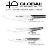 Global 40th Anniversary 3-Piece Knife Set - Japanese Knives