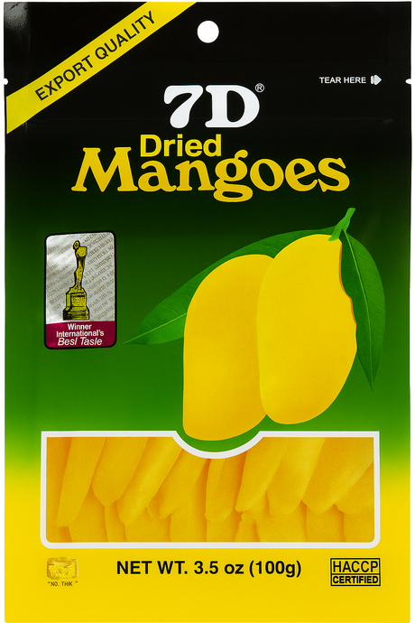 100x 100g (10kg) 7D Dried Mango Packs Bulk - Product of The Philippines