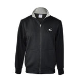 Sfida Zander Mens Fleece Full Zip Jacket - Black (Stand Collar Track Top)