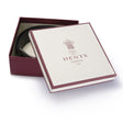 Dents Mens Lined Leather Sleek Belt with Gift Box in Black