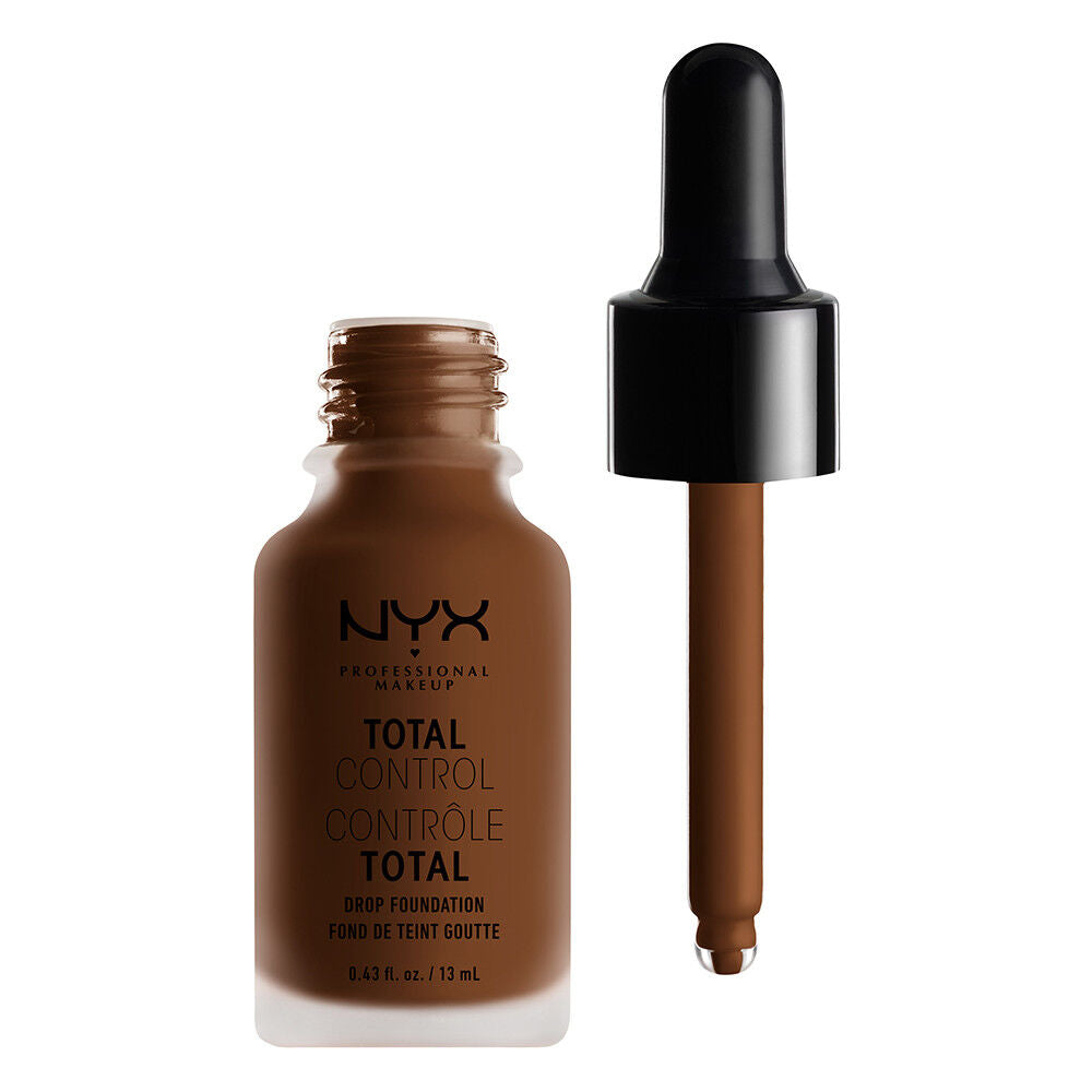 NYX Total Control Drop Foundation Soft Matte Buildable Coverage - 19 Mocha 13ml