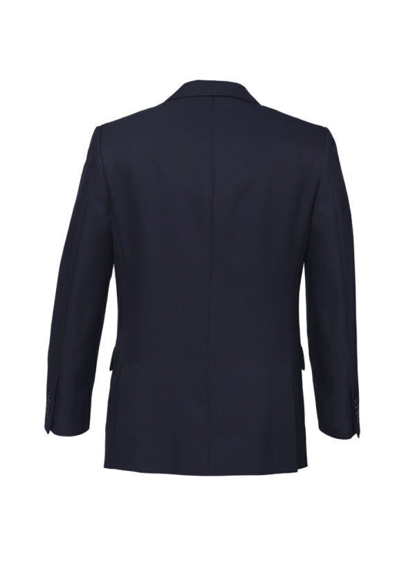 Mens 2 Button Classic Plain Suit Jacket Bamboo Blend Business Wedding - Charcoal
