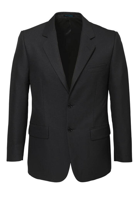 Mens 2 Button Classic Plain Suit Jacket Bamboo Blend Business Wedding