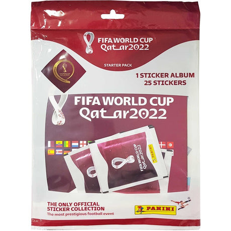 4x Panini 2022 FIFA World Cup Qatar Sticker Starter Pack (Soccer/Football)
