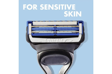 3x Gillette Mens SkinGuard Razor Pack - 1 Handle with 1 Cartridge