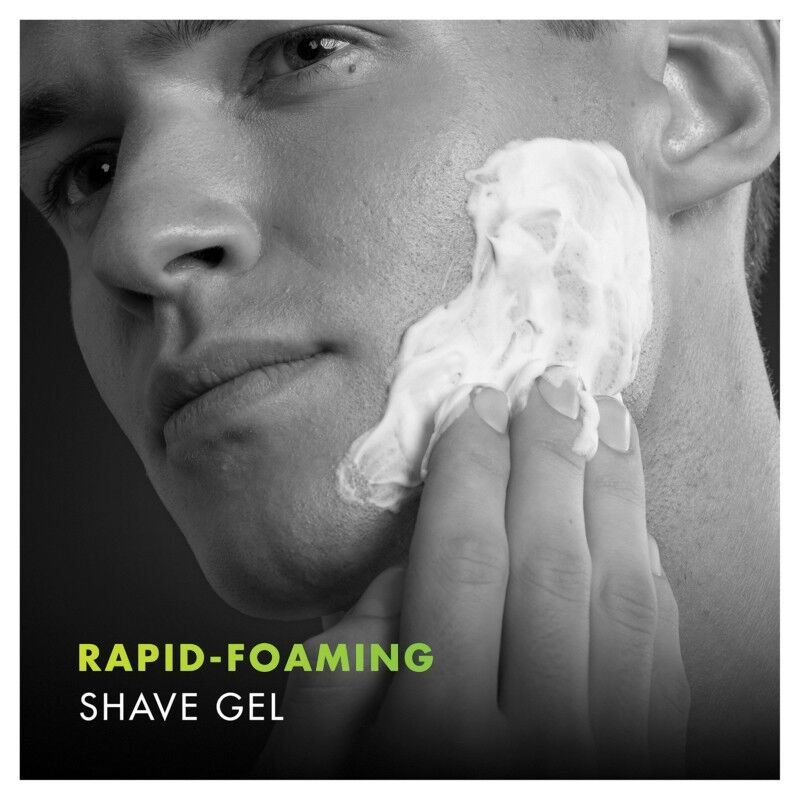 Gillette Labs 198ml Rapid Foaming Shave Gel Mens Sea Kelp Skin Protection