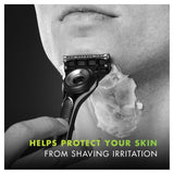 Gillette Labs 198ml Rapid Foaming Shave Gel Mens Sea Kelp Skin Protection