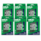 6x Gillette Solo 3 Disposable Razors Mens Shaving Blade 20pk